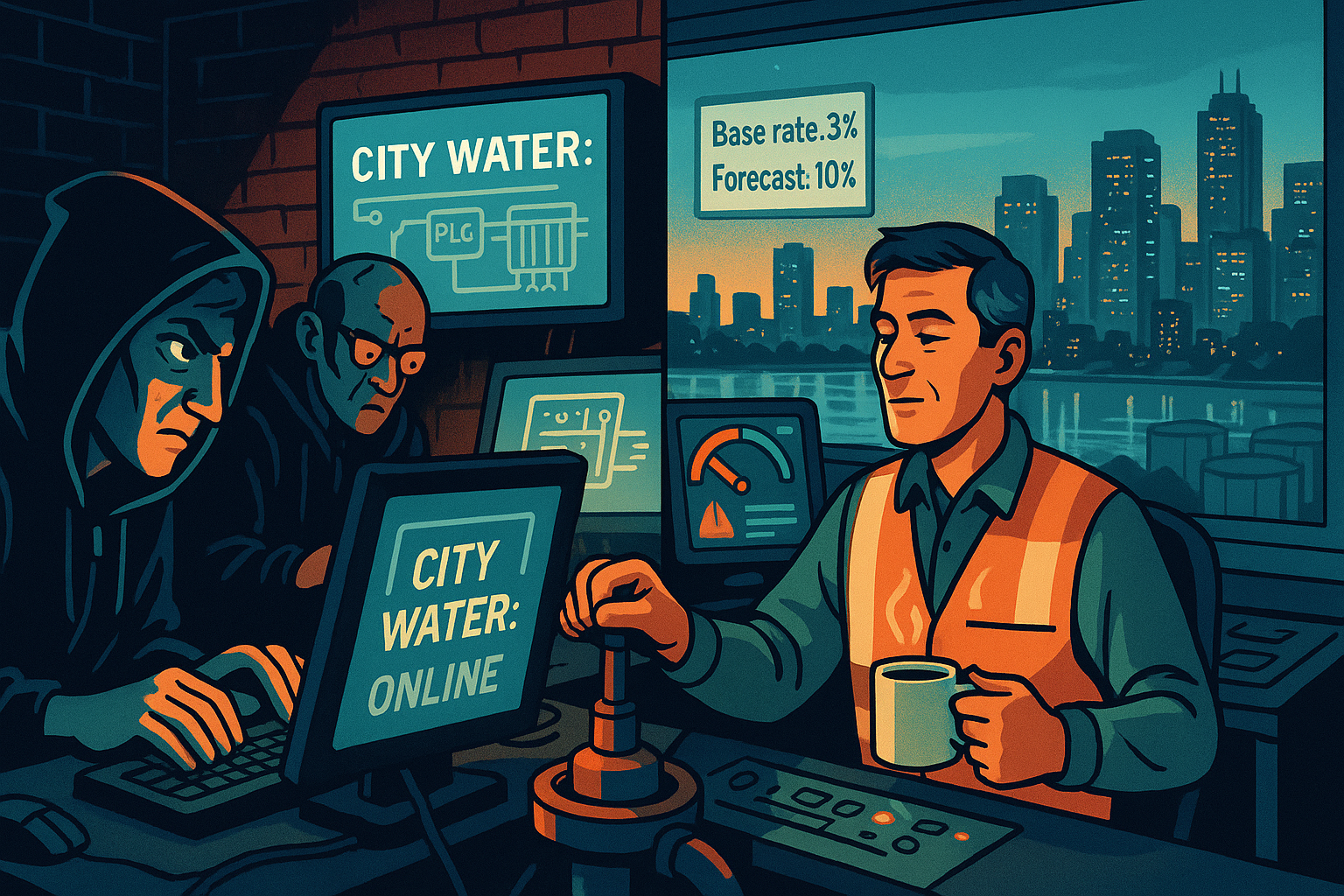 How Close Are We to a Cyber-Driven Citywide Water Outage?