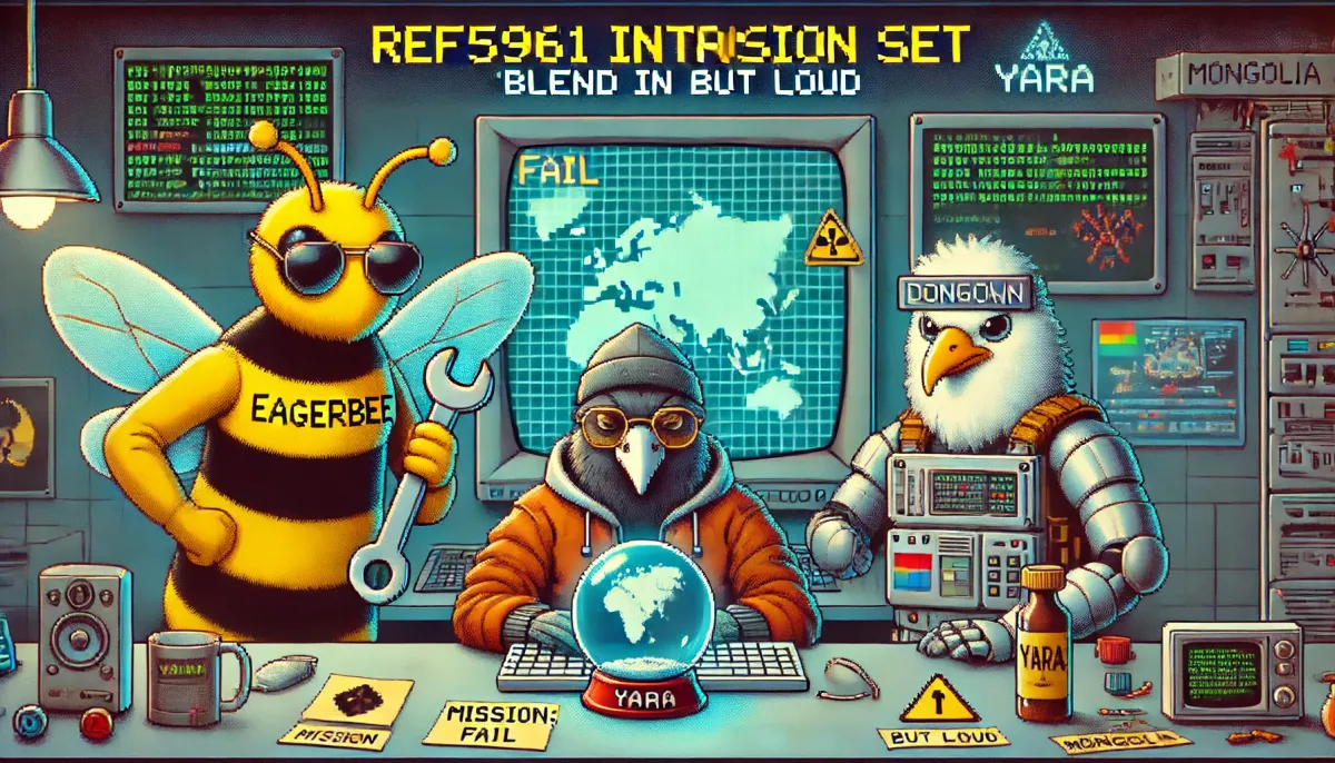 Unveiling the REF5961 Intrusion Set: A Deep Dive into EAGERBEE, RUDEBIRD, and DOWNTOWN Malware Families