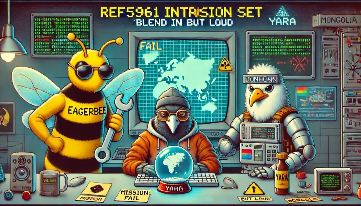 Unveiling the REF5961 Intrusion Set: A Deep Dive into EAGERBEE, RUDEBIRD, and DOWNTOWN Malware Families