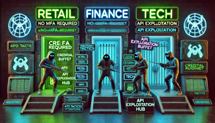 Comparative Analysis of Account Takeover (ATO) Attack Vectors Across Financial, Retail, and Technology Sectors